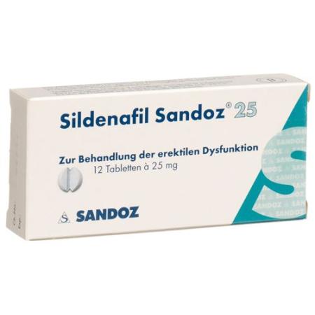 Sildenafil Sandoz Tabl 25 mg 12 pcs - PrimeCare Global