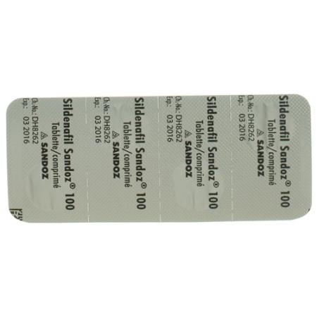 Sildenafil Sandoz Tabl 100 mg 4 pcs - PrimeCare Global