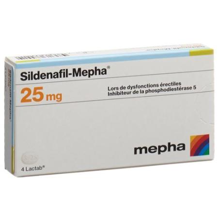 Sildenafil-Mepha Lactab 25 mg 12 pcs - PrimeCare Global