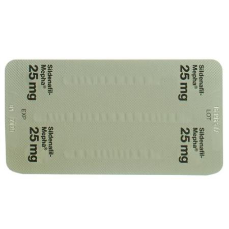 Sildenafil-Mepha Lactab 25 mg 12 pcs - PrimeCare Global