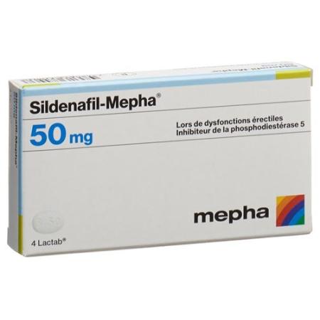 Sildenafil-Mepha Lactab 50 mg 12 pcs - PrimeCare Global