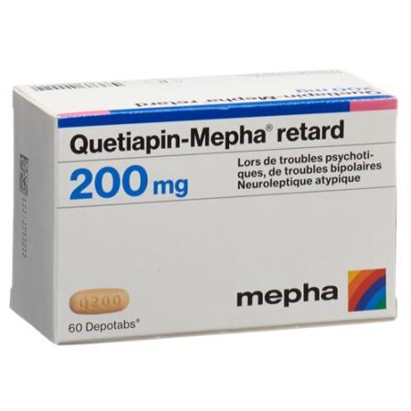 Quetiapin-Mepha retard Depotabs 200 mg 100 pieces - PrimeCare Global