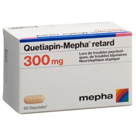 Quetiapin-Mepha retard Depotabs 300 mg 60 pieces - PrimeCare Global