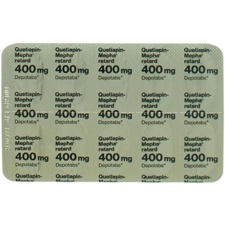 Quetiapin-Mepha retard Depotabs 400 mg 100 pieces - PrimeCare Global
