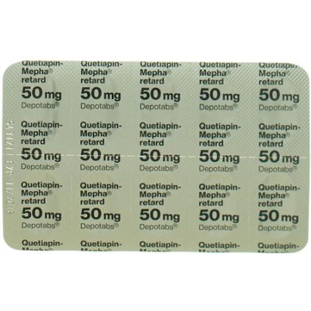 Quetiapin-Mepha retard Depotabs 50 mg 60 pieces - PrimeCare Global
