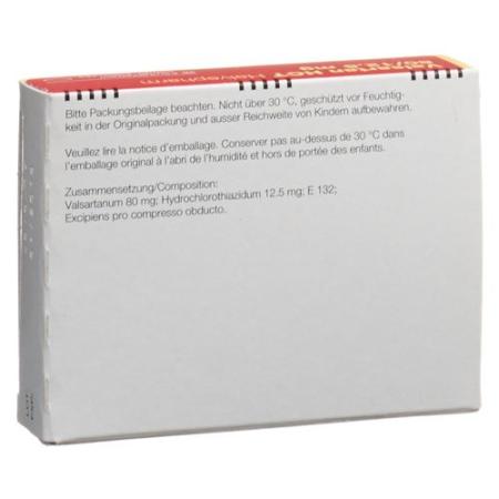 Valsartan HCT Helvepharm Filmtabl 80/12.5 mg 28 pcs - PrimeCare Global