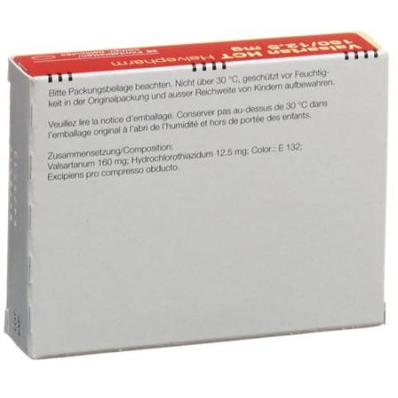 Valsartan HCT Helvepharm Filmtabl 160/12.5 mg 28 pcs - PrimeCare Global
