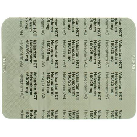 Valsartan HCT Helvepharm Filmtabl 160/25 mg 28 pcs - PrimeCare Global