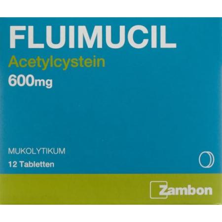 Fluimucil tablets 600 mg (D) 12 pcs - PrimeCare Global