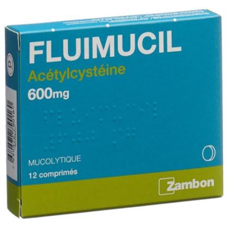 Fluimucil tablets 600 mg (D) 12 pcs - PrimeCare Global