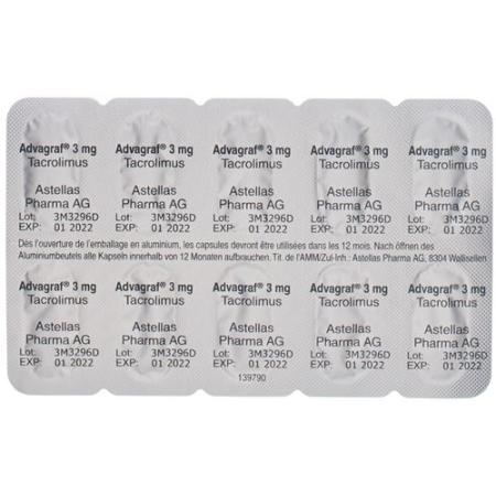 Advagraf Ret Kaps 3 mg 50 pcs - PrimeCare Global