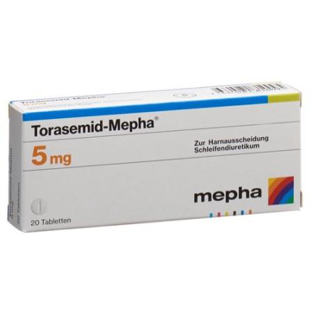 Torasemid-Mepha Tabl 5 mg 100 pcs - PrimeCare Global