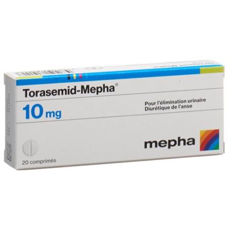 Torasemid-Mepha Tabl 10 mg 20 pcs - PrimeCare Global