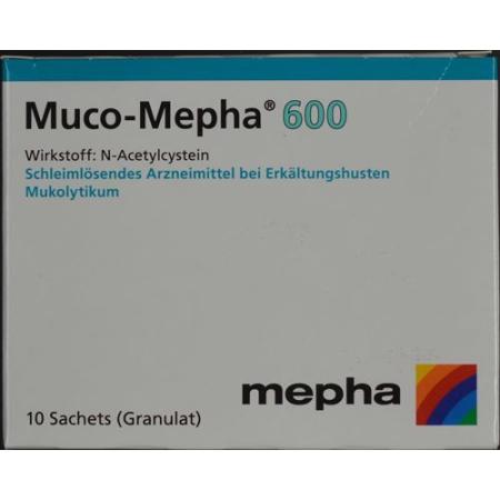 Muco-Mepha Gran 600 mg bag 10 pcs - PrimeCare Global