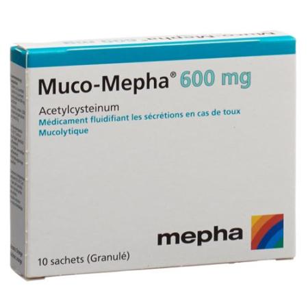 Muco-Mepha Gran 600 mg bag 10 pcs - PrimeCare Global
