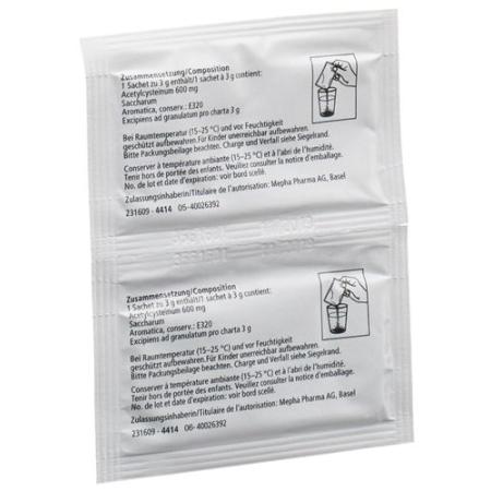 Muco-Mepha Gran 600 mg bag 10 pcs - PrimeCare Global