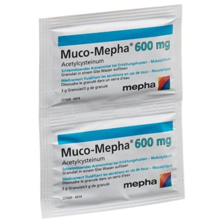 Muco-Mepha Gran 600 mg bag 10 pcs - PrimeCare Global