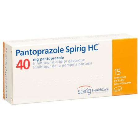 Pantoprazole Spirig HC Tabl 40 mg 15 pcs - PrimeCare Global