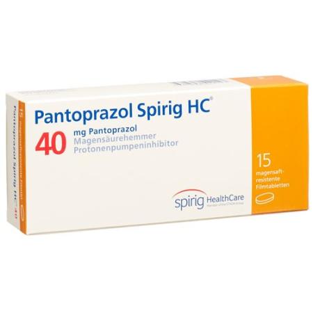 Pantoprazole Spirig HC Tabl 40 mg 15 pcs - PrimeCare Global