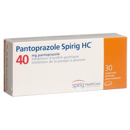 PANTOPRAZOLE SPIRIG HC TABL 40 MG 30 PCS - PrimeCare Global