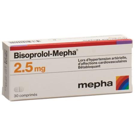 BISOPROLOL MEPHA TABL 2.5 MG 100 PCS - PrimeCare Global
