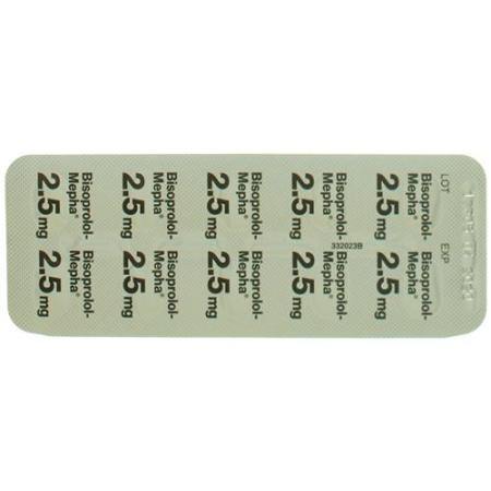 BISOPROLOL MEPHA TABL 2.5 MG 100 PCS - PrimeCare Global