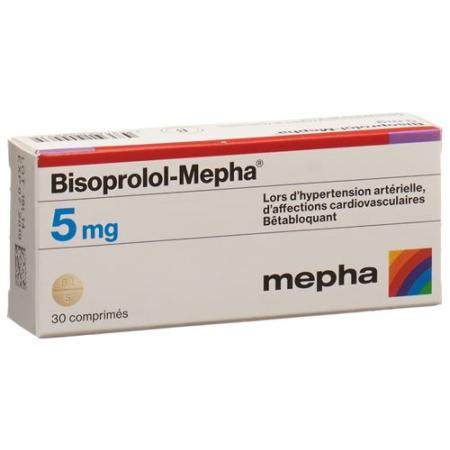 BISOPROLOL MEPHA TABL 5 MG 30 PCS - PrimeCare Global