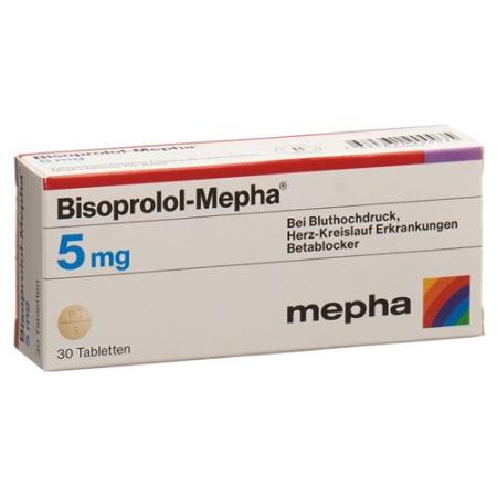BISOPROLOL MEPHA TABL 5 MG 30 PCS - PrimeCare Global