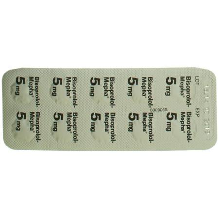 BISOPROLOL MEPHA TABL 5 MG 30 PCS - PrimeCare Global