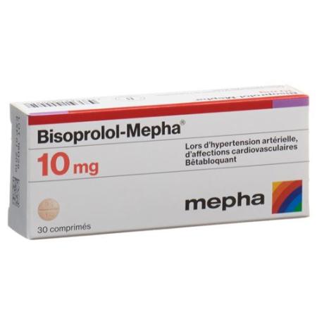 BISOPROLOL MEPHA TABL 10 MG 30 PCS - PrimeCare Global