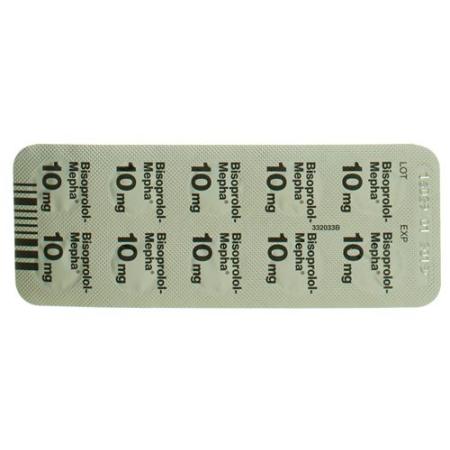BISOPROLOL MEPHA TABL 10 MG 30 PCS - PrimeCare Global