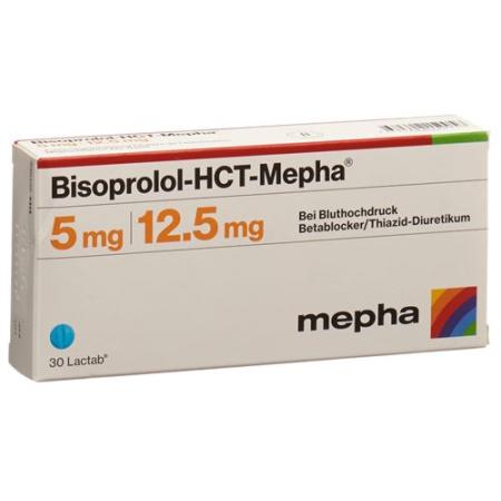 BISOPROLOL HCT MEPHA LACTAB 5/12.5 MG 30 - PrimeCare Global