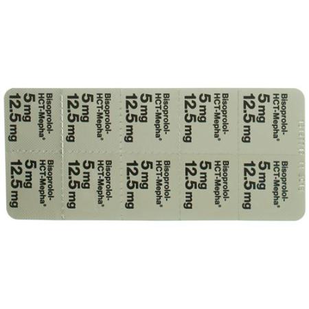 BISOPROLOL HCT MEPHA LACTAB 5/12.5 MG 30 - PrimeCare Global