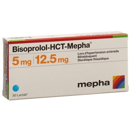 Bisoprolol-HCT-Mepha Lactab 5/12.5 mg 100 pcs - PrimeCare Global