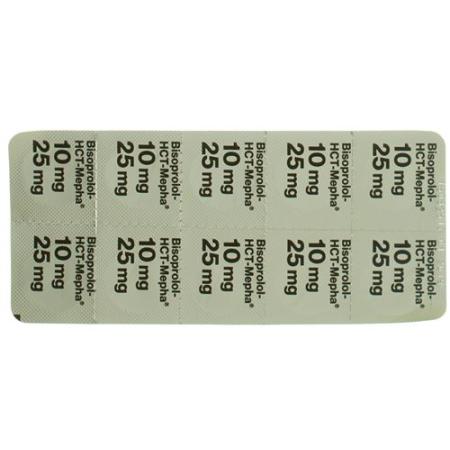 Bisoprolol-HCT-Mepha Lactab 10/25 mg 100 pcs - PrimeCare Global