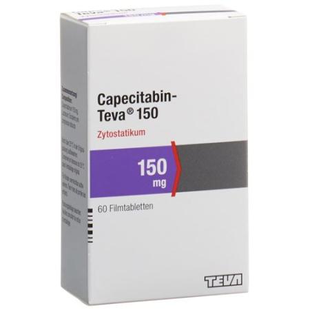 Capecitabin-Teva Filmtabl 150 mg 60 pcs - PrimeCare Global