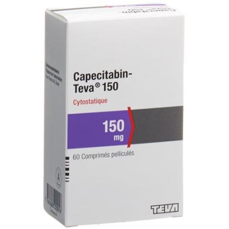 Capecitabin-Teva Filmtabl 150 mg 60 pcs - PrimeCare Global