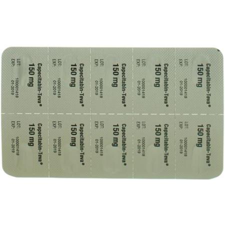 Capecitabin-Teva Filmtabl 150 mg 60 pcs - PrimeCare Global