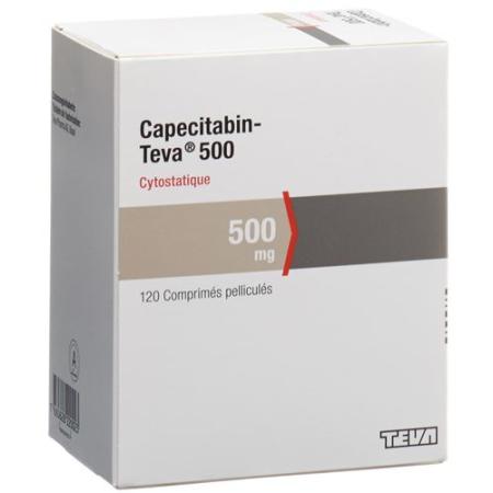 Capecitabin-Teva Filmtabl 500 mg 120 pcs - PrimeCare Global