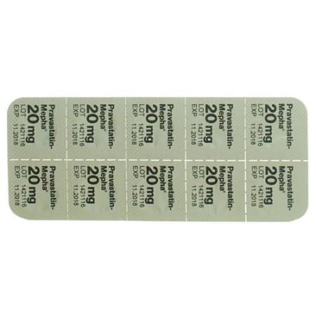 Pravastatin-Mepha Tabl 20 mg 100 pcs - PrimeCare Global