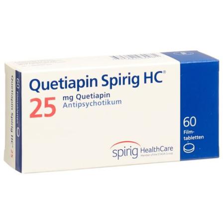 Quetiapine Spirig HC Filmtabl 25 mg 60 pcs - PrimeCare Global