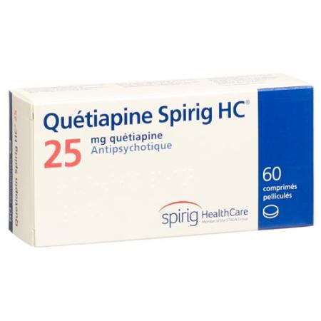 Quetiapine Spirig HC Filmtabl 25 mg 60 pcs - PrimeCare Global