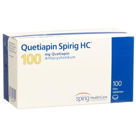 Quetiapine Spirig HC Filmtabl 100 mg 100 pcs - PrimeCare Global