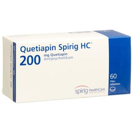 Quetiapine Spirig HC Filmtabl 200 mg 60 pcs - PrimeCare Global