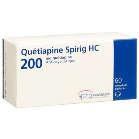 Quetiapine Spirig HC Filmtabl 200 mg 60 pcs - PrimeCare Global
