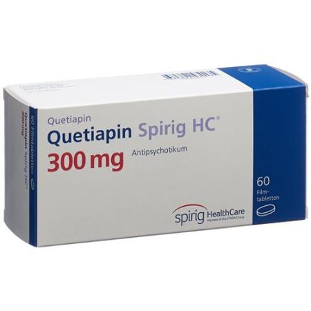 Quetiapin Spirig HC Filmtabl 300 mg 60 pcs - PrimeCare Global