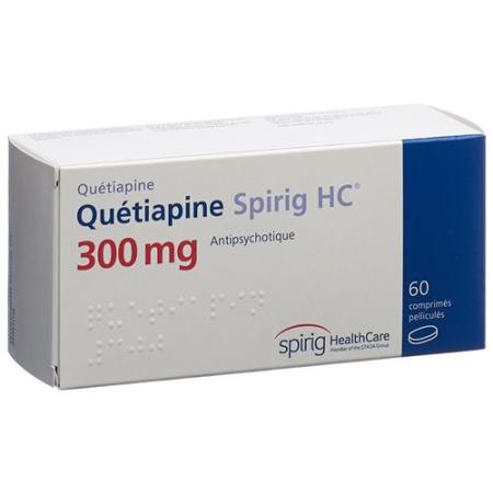 Quetiapin Spirig HC Filmtabl 300 mg 60 pcs - PrimeCare Global