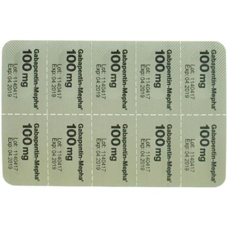 Gabapentin-Mepha Kaps 100 mg 100 pcs - PrimeCare Global
