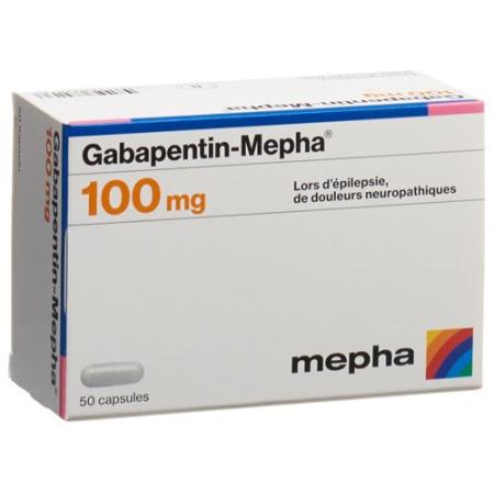 Gabapentin-Mepha Kaps 100 mg 100 pcs - PrimeCare Global