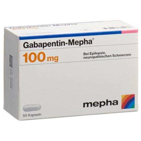 Gabapentin-Mepha Kaps 100 mg 100 pcs - PrimeCare Global